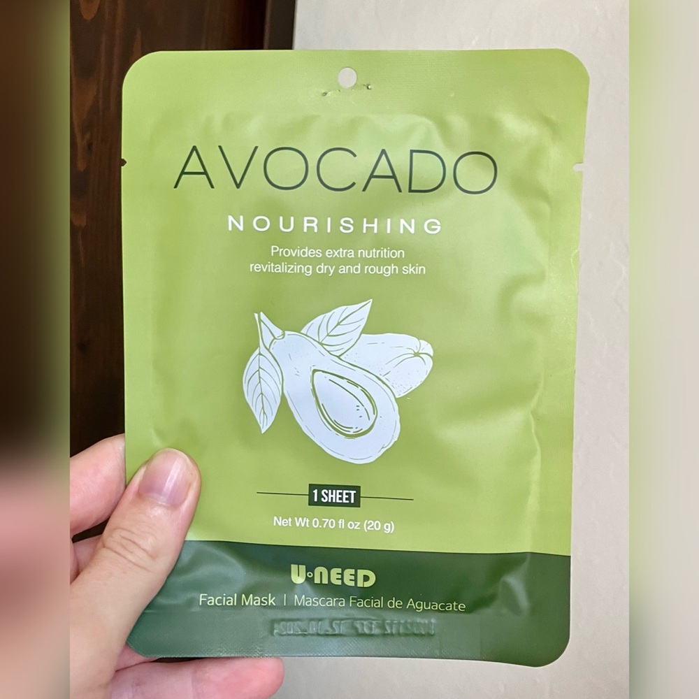 U-NEED Avocado Sheet Mask